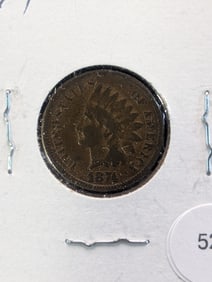 1874 Indian Head cent
