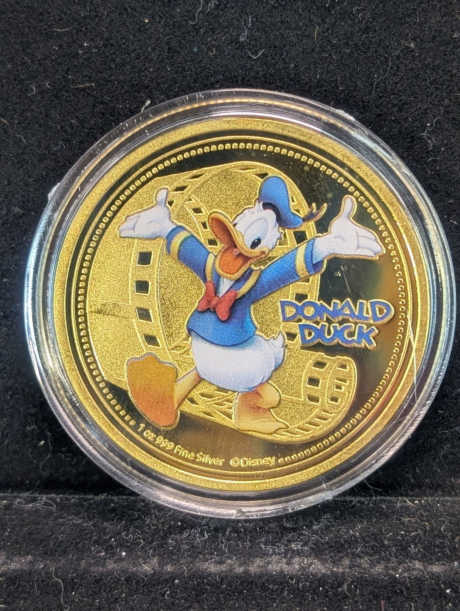 Clad" - Saturday Cartoons, Donald Duck Token, BU-New, Novelty, "NO Silver Content (1 of 2)