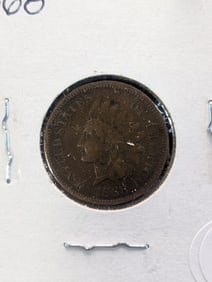 1868 Indian Head cent
