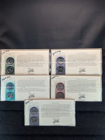 (3) 2007 P&D And (2) 2008 P&D Quarter Sets, Mint UNC