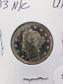 1883 N/C Liberty Head Nickel