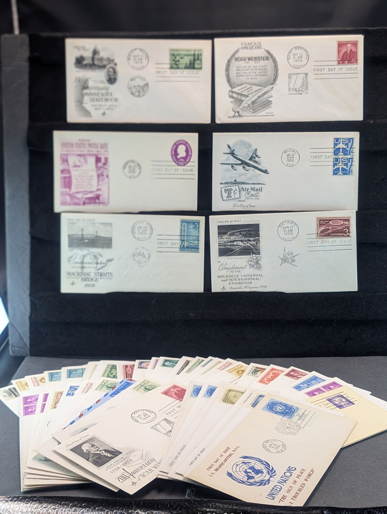 Lot Of 50 Assorted First Day Cachets, All Mint. (1 of 6)