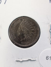 1859 Copper Nickel Indian Head Cent