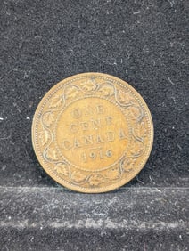 1916 Canada Large Cent, Nice Grade, 109 Years Old