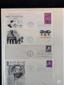 Page With Eight Special First Day Covers & Cachets