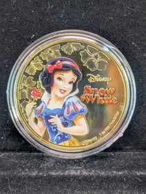 Clad" Disney's Snow White Token, BU-New, Novelty "NOT Silver