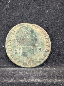 1600-1700, 8 Maravedis-Great Details-Large, Pirate Era Coin, Over 300 Years Old