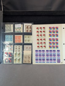 Sheet With Six U.S. Booklet Stamps All MOGNH