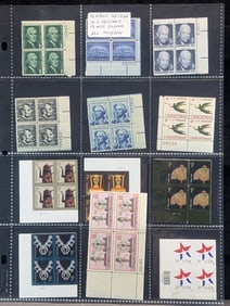 Sheet With Six U.S. Booklet Stamps All MOGNH