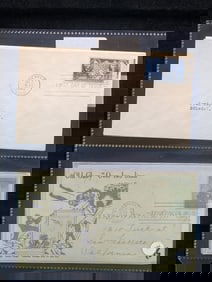 Sheet With Four First Day Covers & Cachets