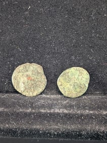 2, 367-375 AD, Good Details, Ancient Roman Coins, Over 1,600 years old