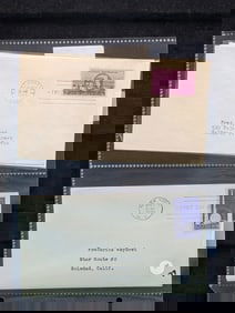 Sheet With Four First Day Covers & Cachets