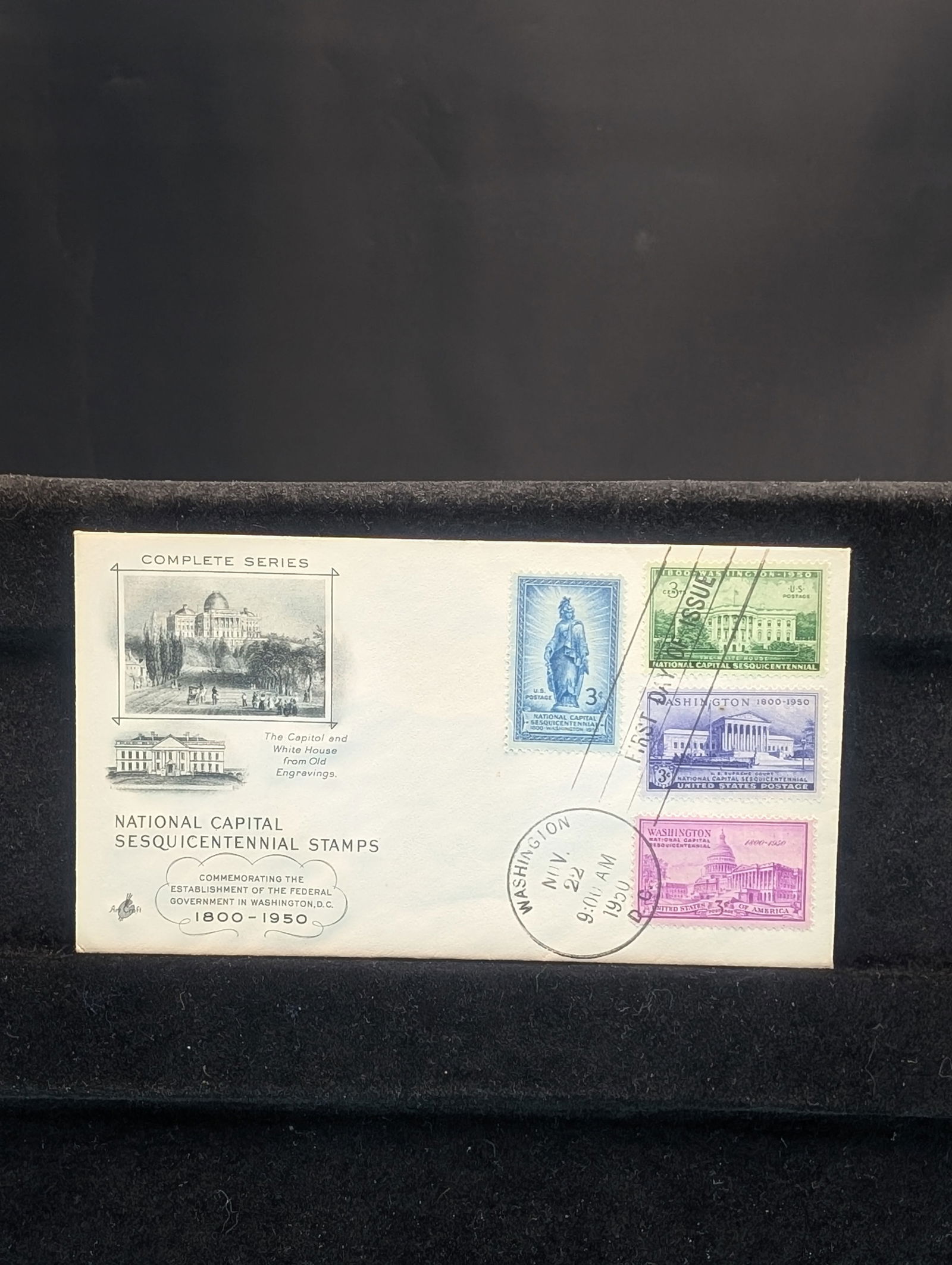 1950 National Capital First Day Cachet ( Complete Series) (1 of 2)