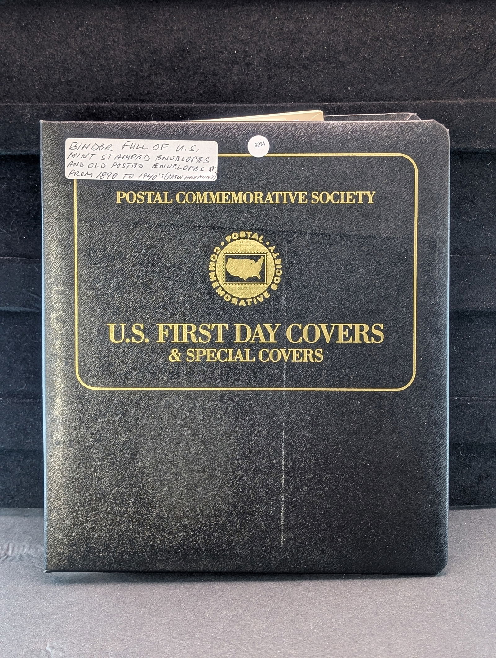 Binder With Mint U.S. Pre-Stamped Envelopes & Old (1898) Stamped Envelopes (1 of 12)