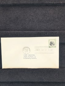 First Day Cover With Warren Harding Stamp