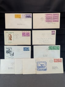 (10) Assorted First Day Covers