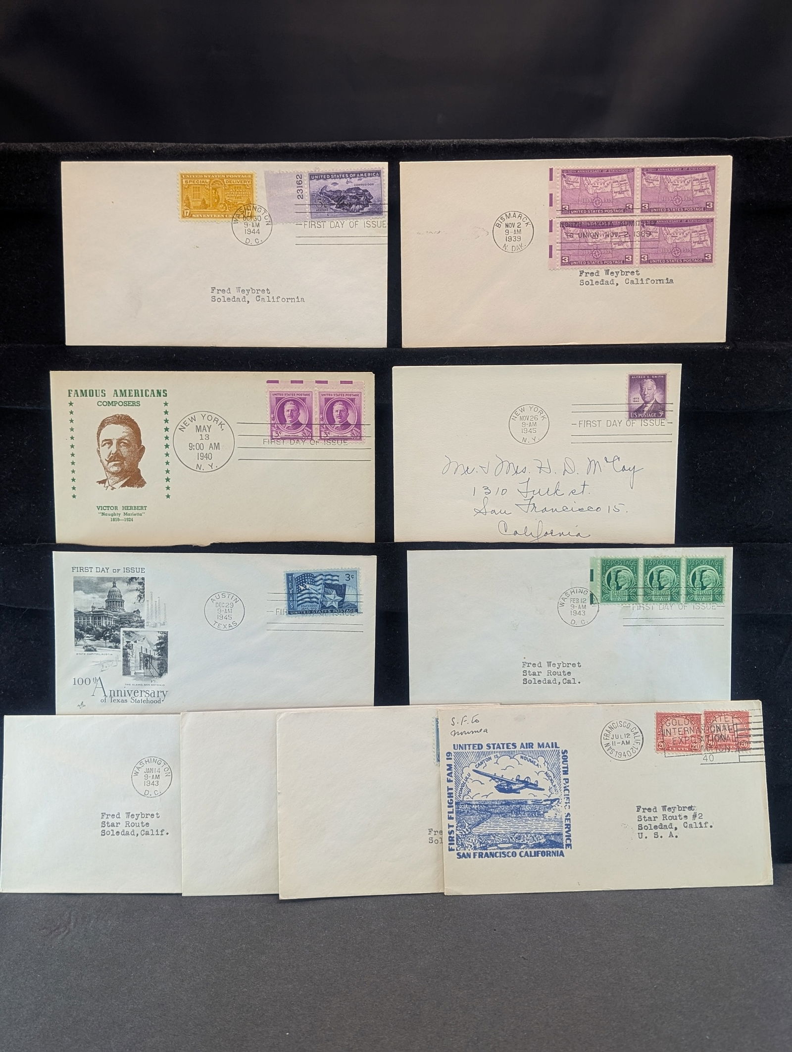 (10) Assorted First Day Covers (1 of 7)