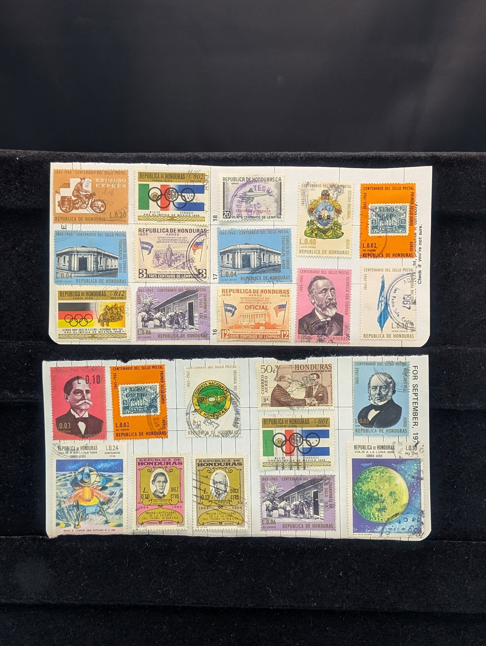 24 Assorted Honduras Postage Stamps (1 of 6)