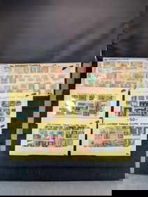 Six Envelopes With 439 Assorted Foreign Stamps. Great Variety.
