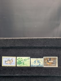 (4) 1950 To 1980 Dept. Of Interior Duck Stamps