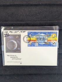 1981 Full Set First Day Cachet America's Space Achievements