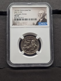 2021-D Tuskegee Airmen Quarter - NGC MS68
