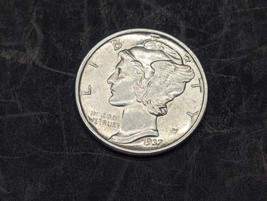 1937 Mercury Silver Dime
