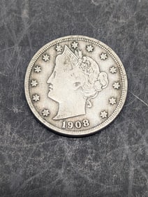 1908 Liberty Head V-Nickel **VF**