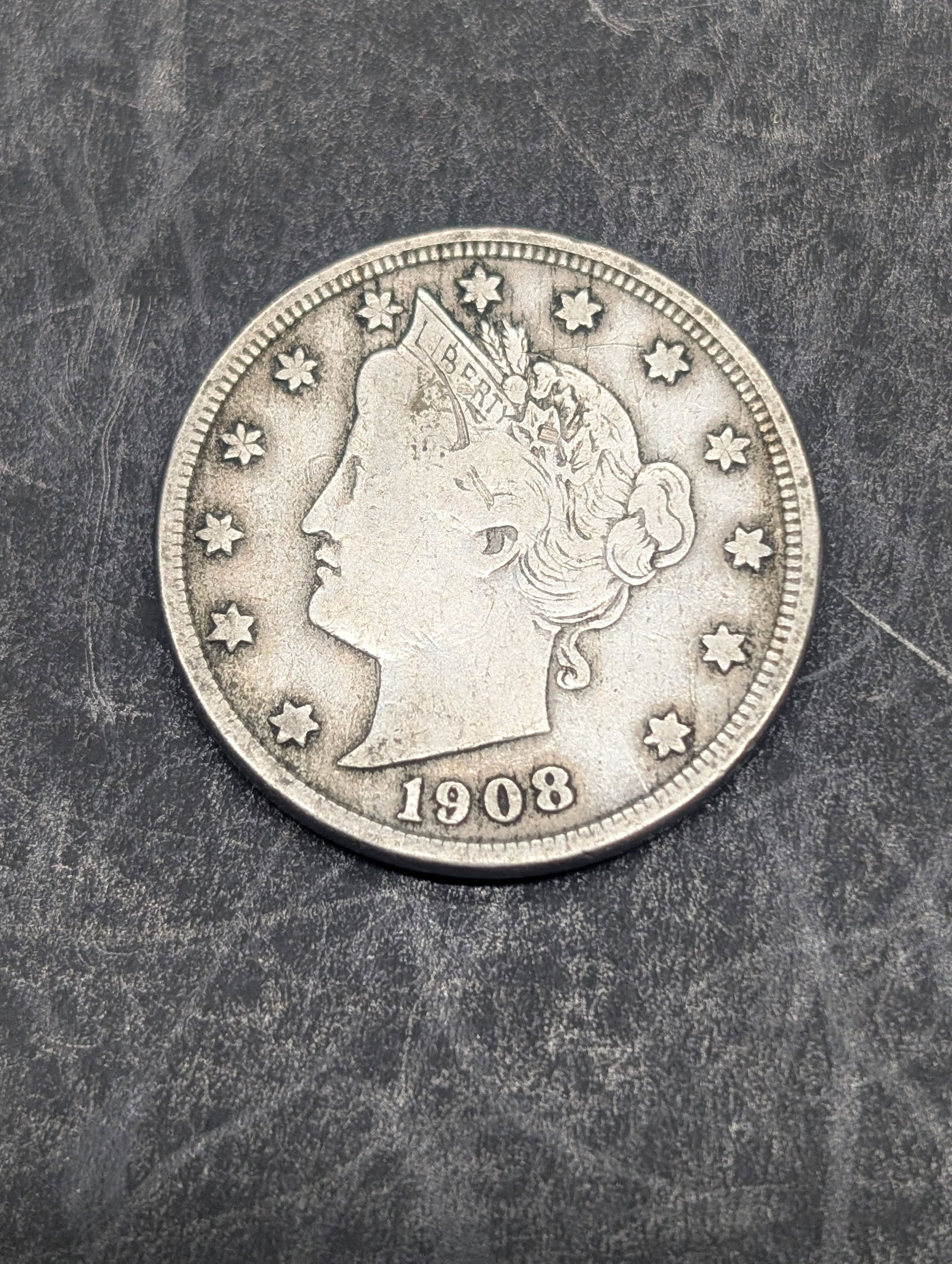 1908 Liberty Head V-Nickel **VF** (1 of 2)