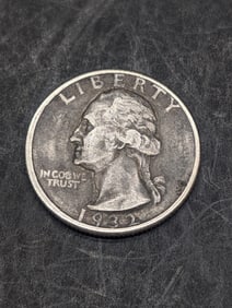 **XF - KEY DATE** 1932-D Washington Silver Quarter