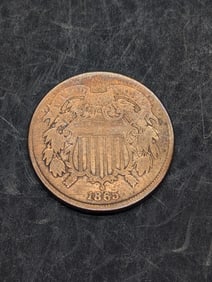 1865 Two Cent Piece