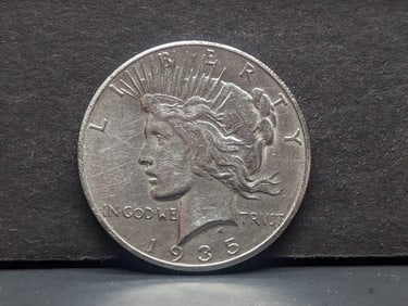 1935 Peace Silver Dollar
