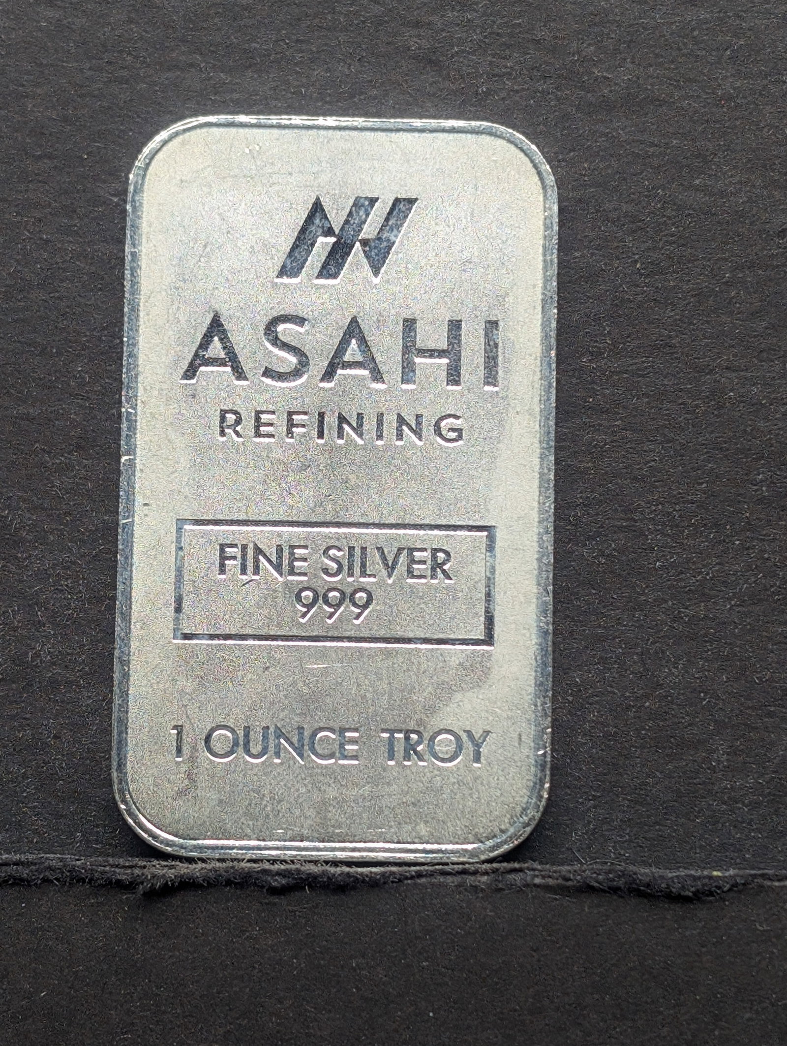 1 Oz. .999 FINE SILVER Asahi Refining Designed Art Bar (1 of 2)