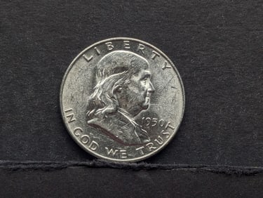 1950-D Franklin Silver Half Dollar **AU/UNC**