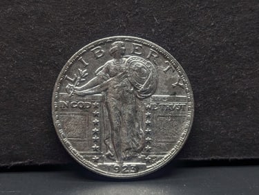**AU/UNC** 1923 Standing Liberty Quarter