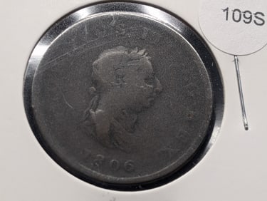 1806 Great Britain Half Penny