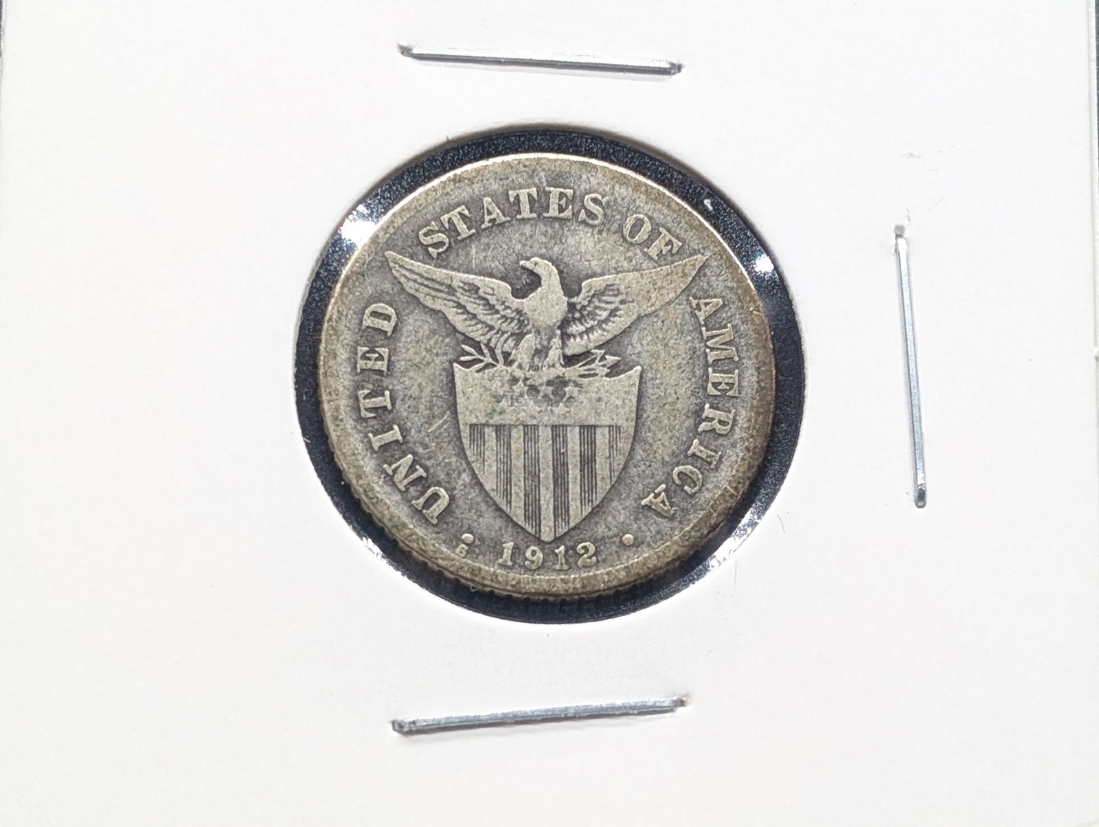 1912-S Philippines Twenty Centavos 75% Silver (1 of 2)