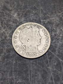 **GOOD+** 1897-S Barber Silver Quarter