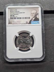 2023-D Bessie Coleman Quarter - NGC MS68 *Early Release*
