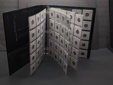 Lot of 80 Lincoln Cents in Collector's Binder (1918-2023 Including Proofs)