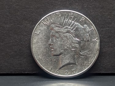 1927-S Peace Silver Dollar