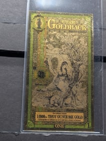 1/1000th Troy Oz. 24k PURE GOLD $1.00 2024 Utah Goldback