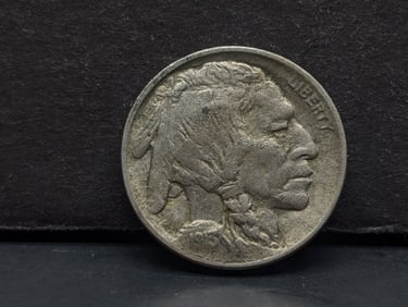 1913 Type 1 “on mound?? Buffalo Nickels. XF 45 with sharp horn.