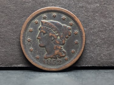1852 Large Cent. Fine detail.