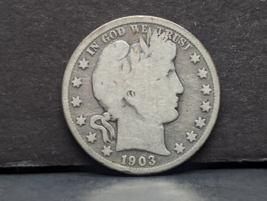 1903-S Barber Half. Better date.