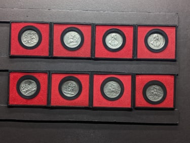 Lot of 8 Various America's First Medals in OGP