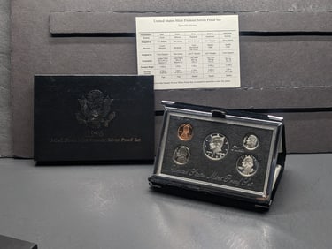 1996-S U.S. Mint Premier Silver Proof Set in OGP w/ COA