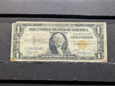 1935 A Series $1.00 North Africa Silver Certificate