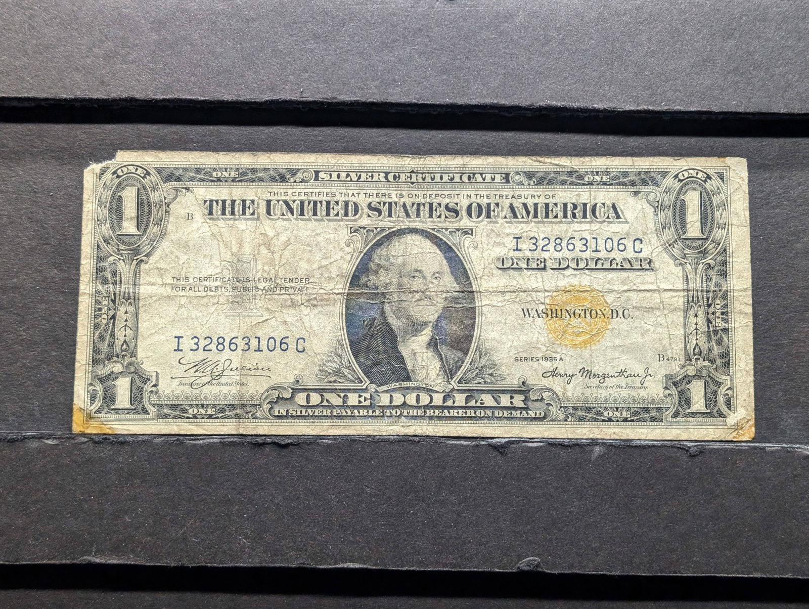 1935 A Series $1.00 North Africa Silver Certificate (1 of 3)