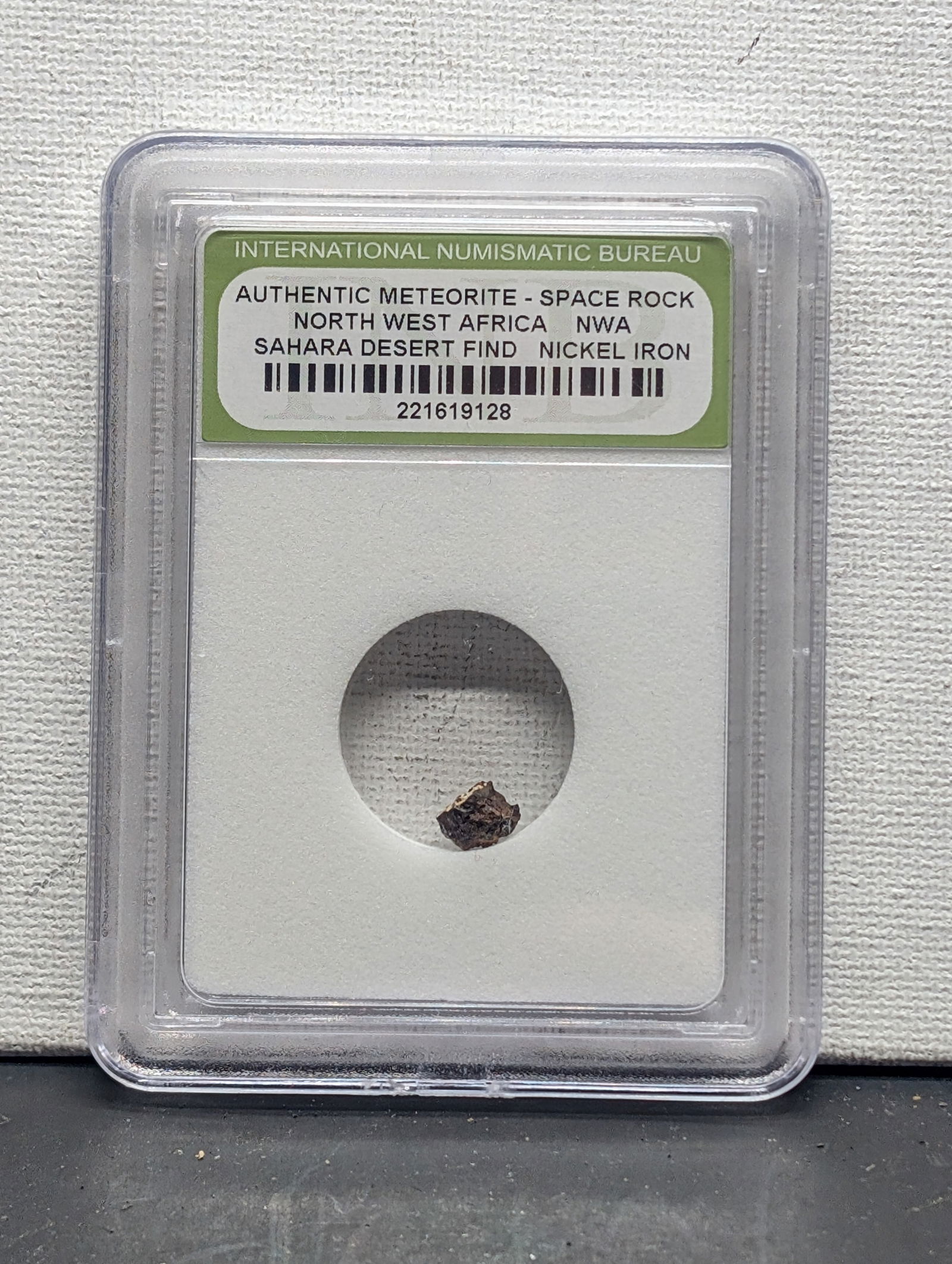 Authentic Meteorite Space Rock - North West Africa - Sahara Desert Find - Nickel Iron (1 of 3)